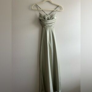 Hello Molly ANGELS IN AMERICA MIDI DRESS SAGE